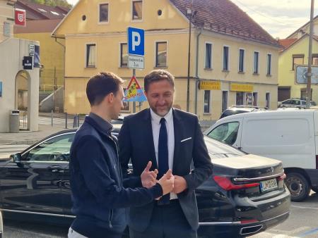 Obisk ministra za finance 1